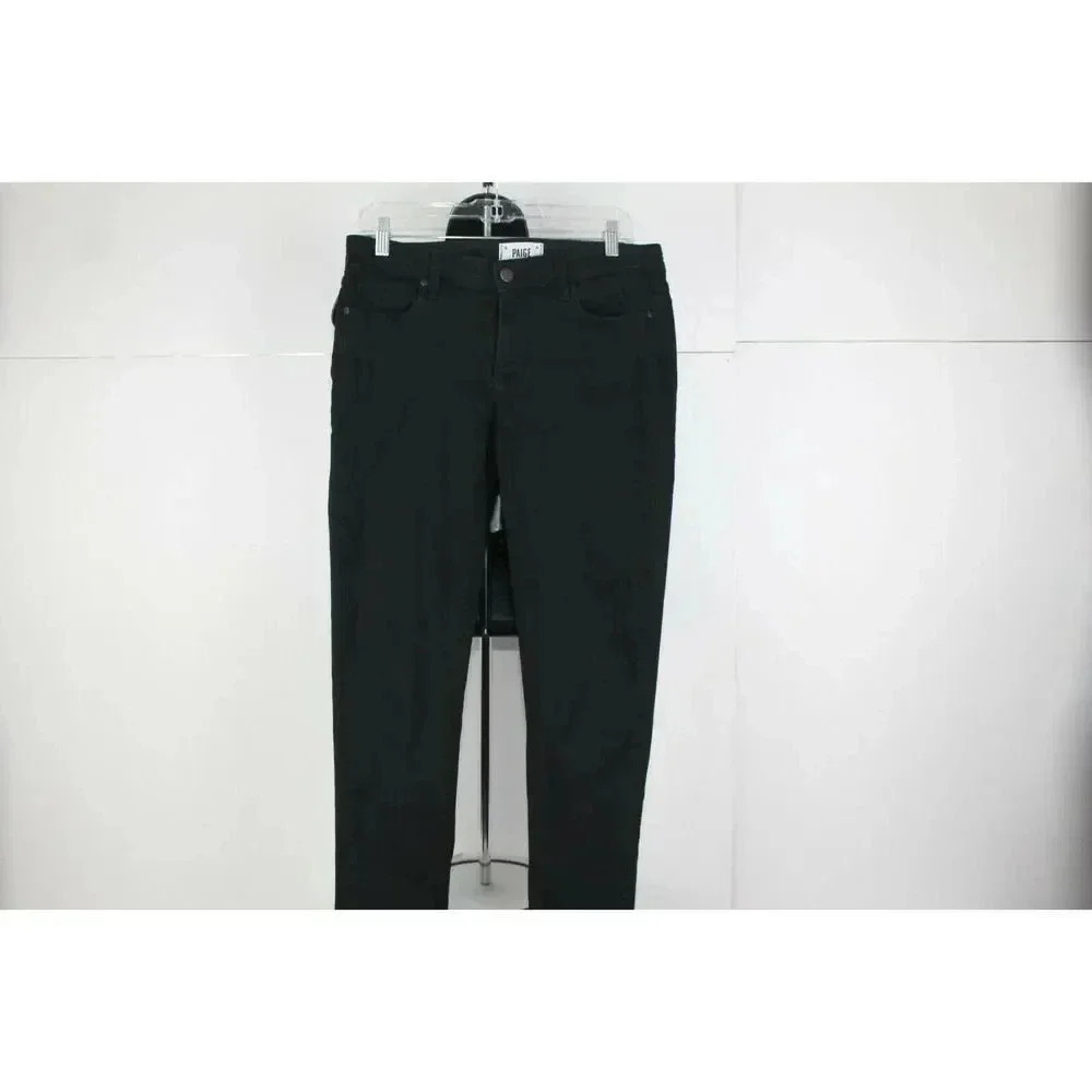 PAIGE Ultra Skinny Black Side Panel Stretchy Jeans Size 30